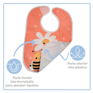 Baberos Microtoalla Abeja